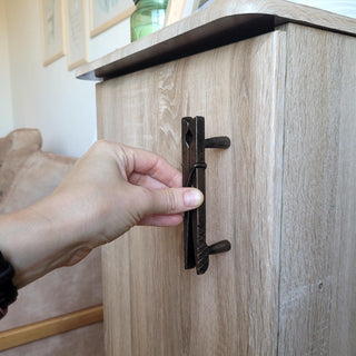 Clothespin Cabinet Handle – Rustic Metal Drawer Pull