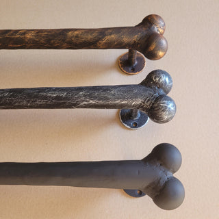 Hand Forged Dog Bone Door Handle: Metal Barn Door Hardware