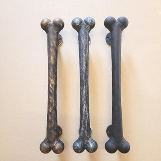 Hand Forged Dog Bone Door Handle: Metal Barn Door Hardware