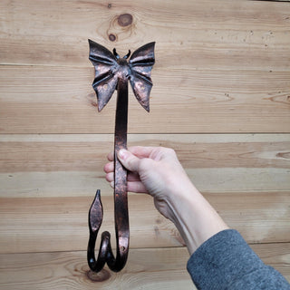 Hand Forged Dragon Pull – Fantasy Metal Hardware – Rustic Medieval Decor – 4 Colors