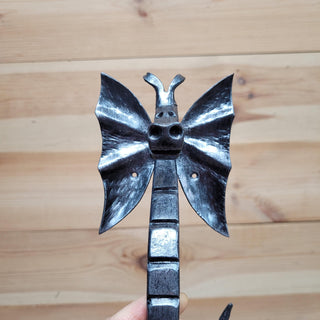 Hand Forged Dragon Door Handle: Wrought Iron Barn Door Decor