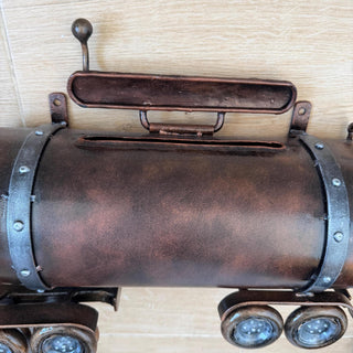Truck Mailbox, Wall Mounted Semi Truck Design, Handmade Metal Outdoor Decor