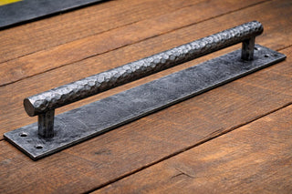 Custom Wrought iron door pull Hand forged handle