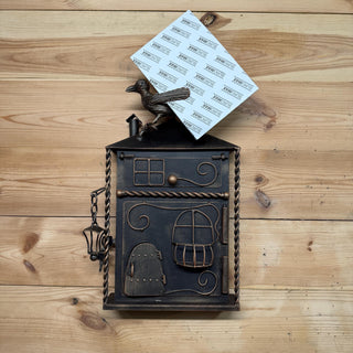 Hand Forged Wall Mount Mailbox: Custom Mailbox Numbers
