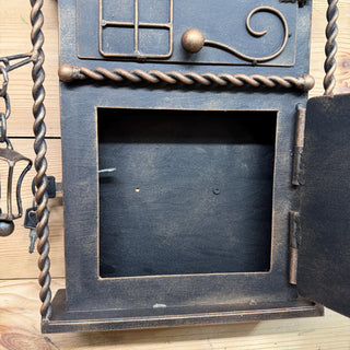 Hand Forged Wall Mount Mailbox: Custom Mailbox Numbers