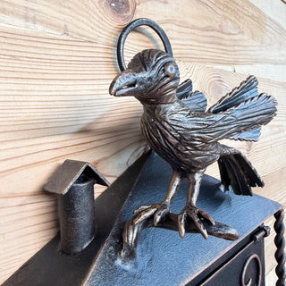 Hand Forged Wall Mount Mailbox: Custom Mailbox Numbers