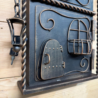 Hand Forged Wall Mount Mailbox: Custom Mailbox Numbers