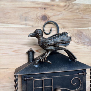 Hand Forged Wall Mount Mailbox: Custom Mailbox Numbers