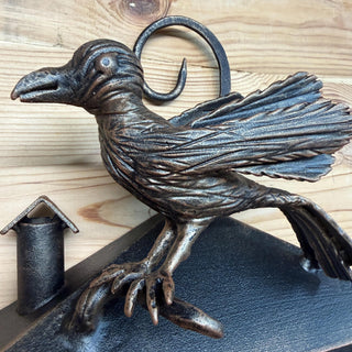 Hand Forged Wall Mount Mailbox: Custom Mailbox Numbers