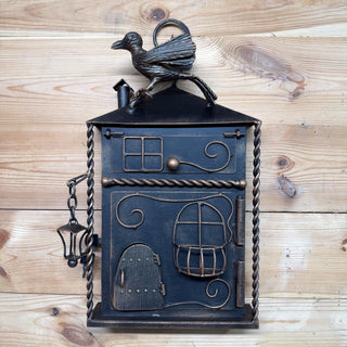Hand Forged Wall Mount Mailbox: Custom Mailbox Numbers