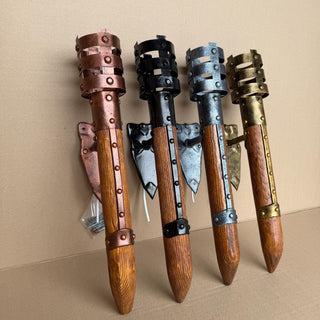 Medieval Wall Torch Light – Handmade Forged Sconce