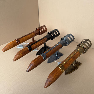 Medieval Wall Torch Light – Handmade Forged Sconce