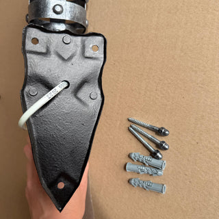 Medieval Wall Torch Light – Handmade Forged Sconce