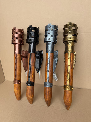 Medieval Wall Torch Light – Handmade Forged Sconce
