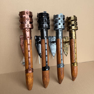 Medieval Wall Torch Light – Handmade Forged Sconce