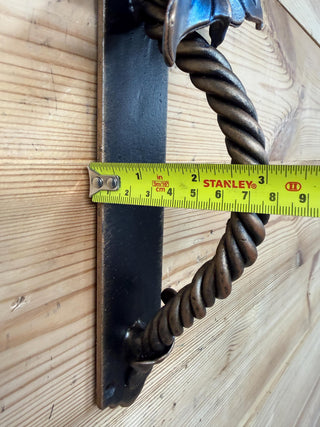 Rustic Flower Door Pull
