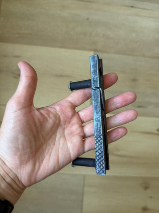 Clothespin Cabinet Handle – Rustic Metal Drawer Pull