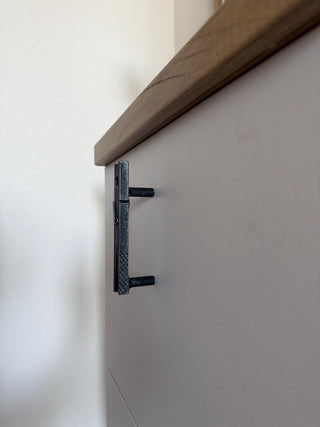 Clothespin Cabinet Handle – Rustic Metal Drawer Pull