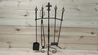 Forged fireplace tools set, Fireplace poker, Fireplace Tongs, Shovel, Broom, Hand Forged, Fireplace Gift, Fireplace Tool, Fire Poker