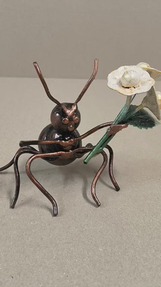 Metal Ant, a beetle, Metal Statuette, Home Decor