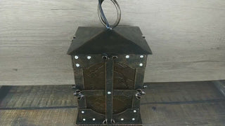 Wall lantern, Ceiling lantern, Wrought iron sconces, lantern centerpiece, Medieval lantern, Hand forged, Hanging lantern,