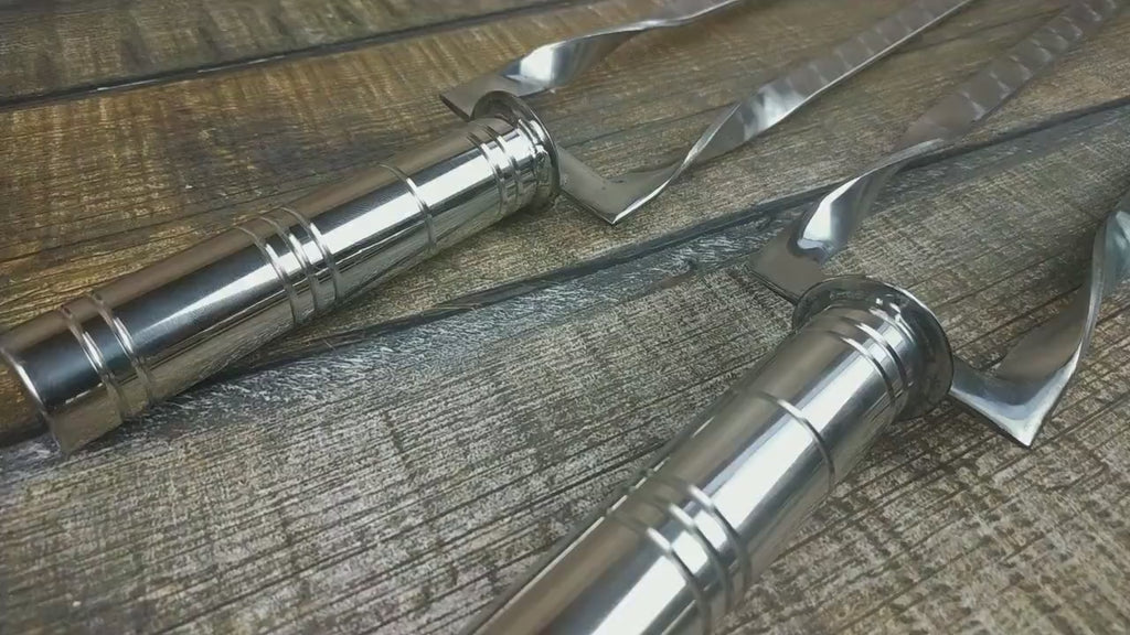 Birthday gift men, grill skewers