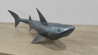 Shark figurine, Shark statuette, Fish figurine