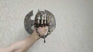 Wall bracket, Antique wall decor, Wall decor, Metal bracket, Bracket knight's hand decor, Decor knight's hand on the wall