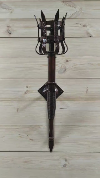 Wall sconce torch, Viking sconce torch, Medieval sconce torch, Viking lantern, Wall lantern, Wrought iron sconces,  Medieval lantern