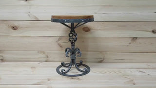 Forged stool, bedside table, coffee table, plant stand