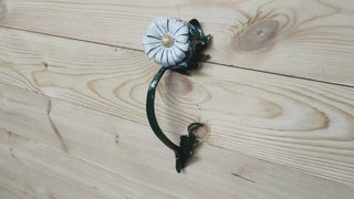 Door handle, metal handle, Flower door handle, Daisy