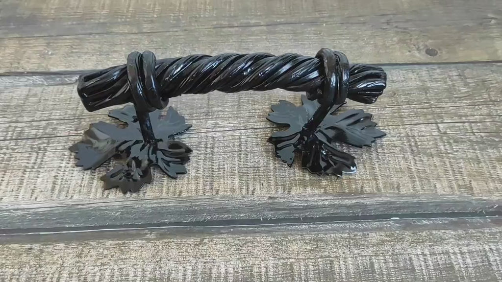 Barn door handle, Door handle, Forged iron door handles, Wrought iron handle, Hand forged handle, Metal handle, Door decor, Iron door handle