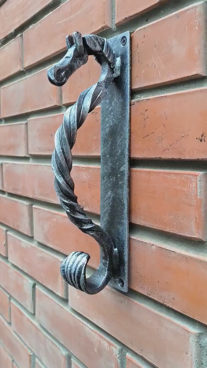 Barn Door Handle Horse. Door handle for the stable.