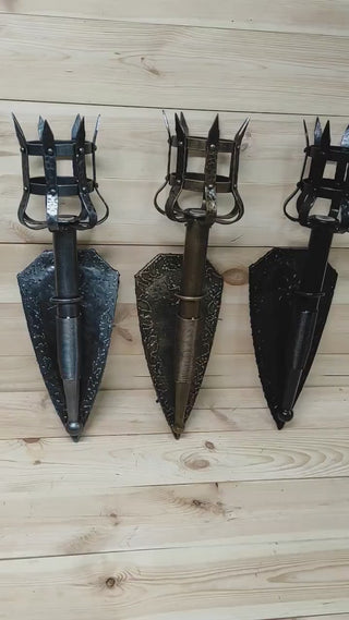 Wall Light, wall lantern, viking sconce torch