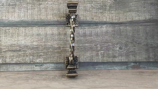 Hand Forged Iron Door Handle: Rustic Barn Door Decor