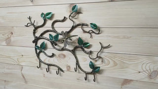 Hanger hallway, metal coat rack, Handmade coat hanger, Dragonfly