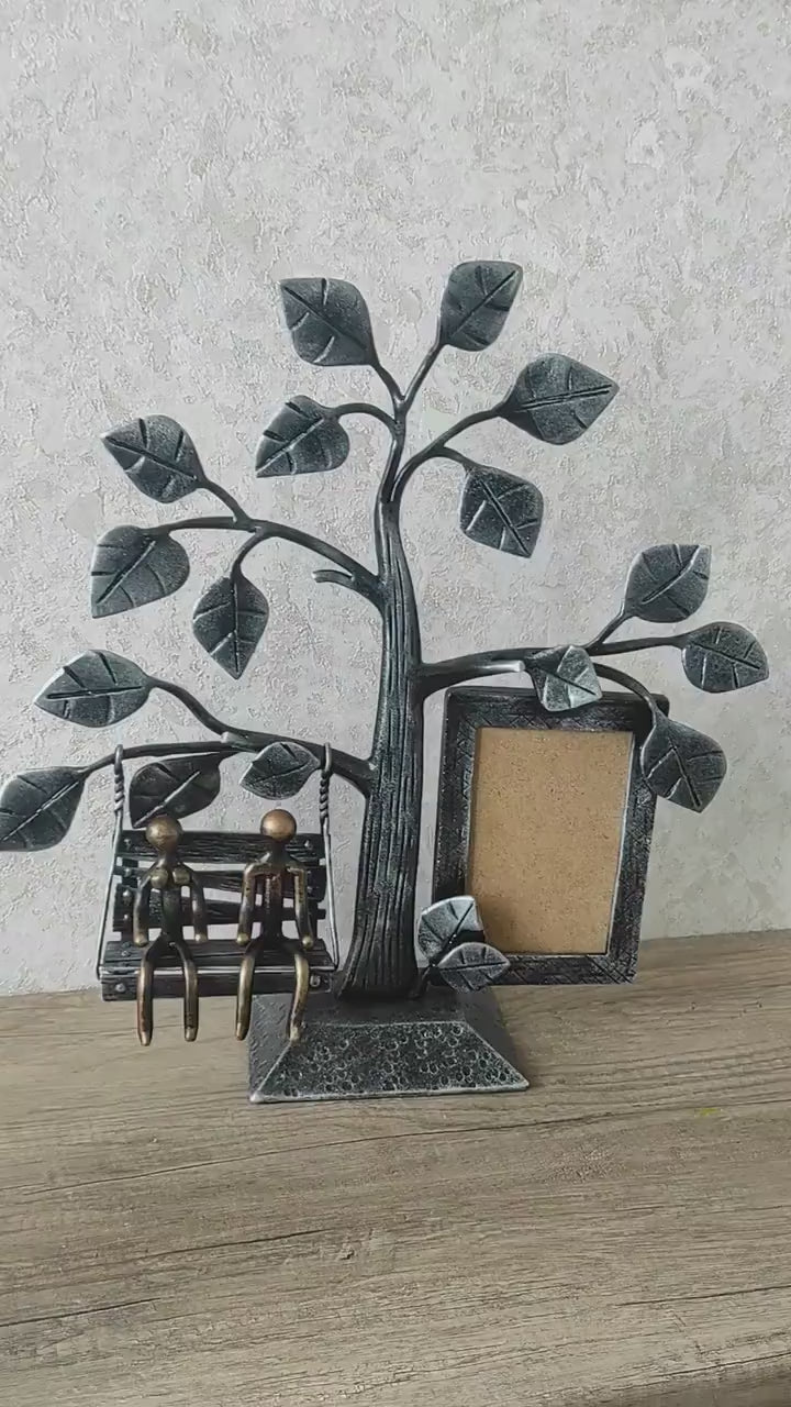 Family Tree Symbol Metal Sign, Photo frame, Home decor, New Home Gift