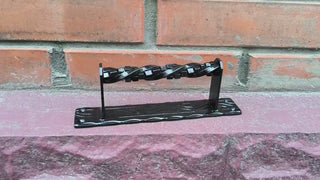 Hand Forged Wrought Iron Door Handle: Barn Door Decor