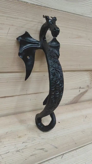 Barn door handle, Dragon door handle