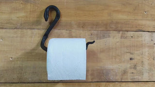 Metal paper holder, paper holder wall, toilet paper holder SNAKE, wrought paper holder,black paper holder