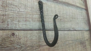 Kitchen towel hook, Forged hook, Iron hook, metal towel hook, Robe hook, Wall hook, Bathroom hooks