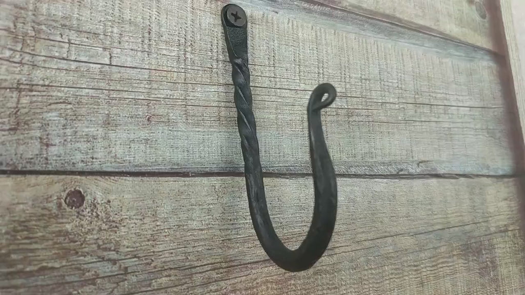 Kitchen towel hook, Forged hook, Iron hook, metal towel hook, Robe hook, Wall hook, Bathroom hooks