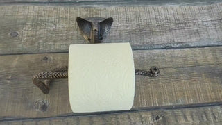 Handmade Cobra Metal Toilet Paper Holder: Bathroom Decor